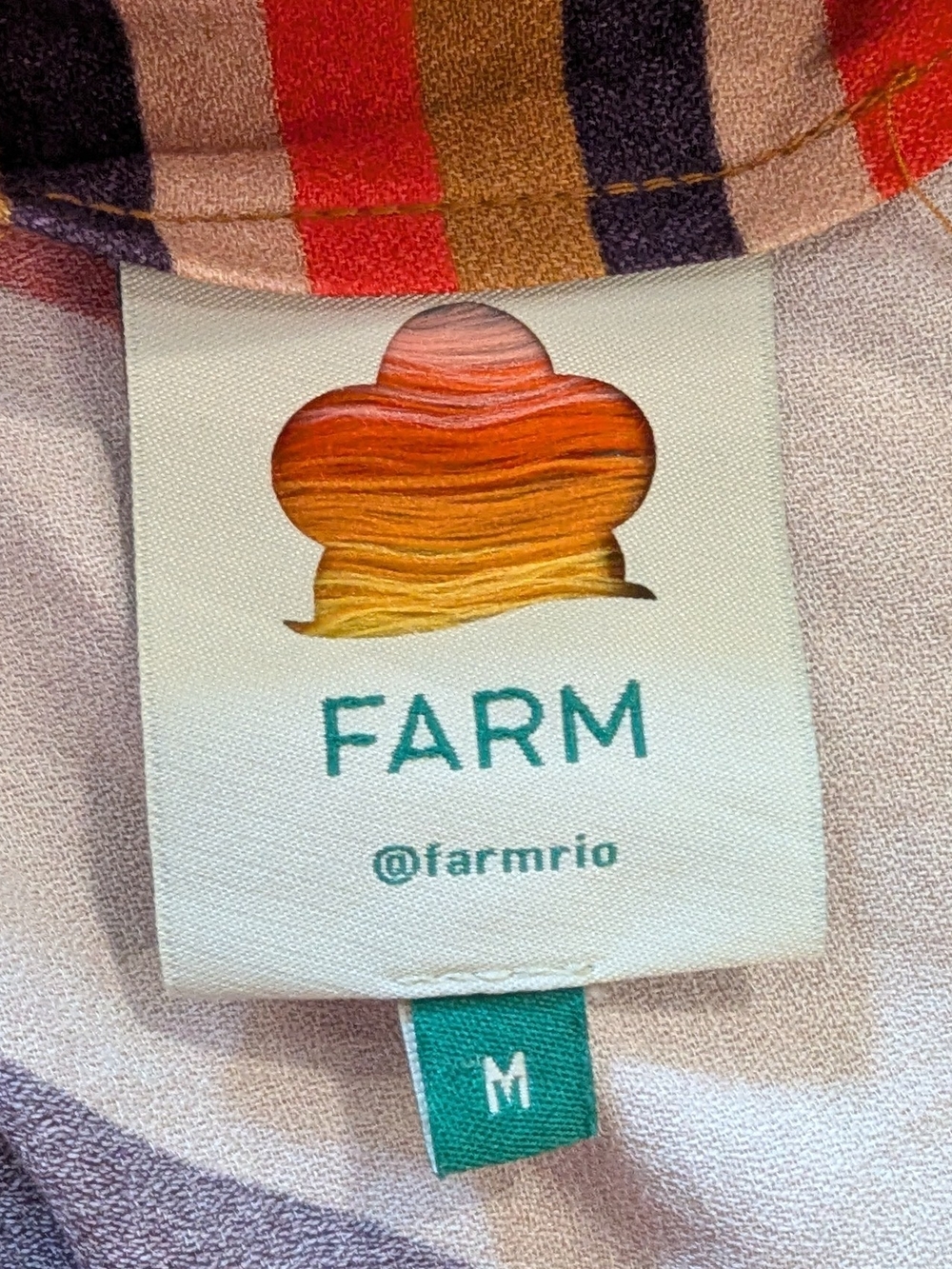 FARM Rio Multicolor Geometric Wrap Mini Dress - Picture 8 of 10